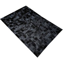 Tapete De Couro preto tingido 1,00x1,50 Com Bordas - 2