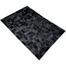 Tapete De Couro preto tingido 1,00x1,50 Com Bordas - 2