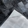 Tapete De Couro preto tingido 1,00x1,50 Com Bordas - 3