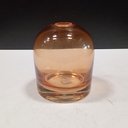 Ver imagem 4 de Vaso Decorativo de Vidro Âmbar 10x8x8cm Enfeite Sala Mesa Estante Aparador