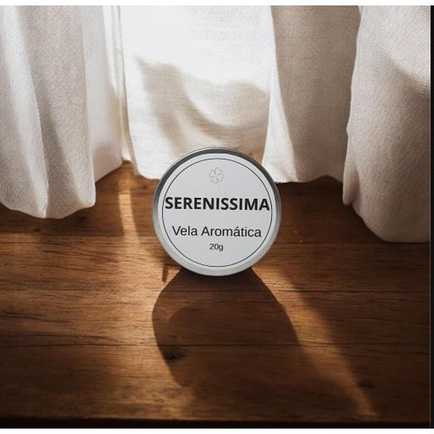 Kit 6 Pçs Vela Aromática Mini Lata com Pavio de Algodão e Cera de Coco 20gr Aroma: Fl