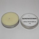 Ver mais imagens de Kit 6 Pçs Vela Aromática Mini Lata com Pavio de Algodão e Cera de Coco 20gr Aroma: Fl