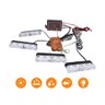Strobo Super LED Luz Branca RC Carro Caminhao Moto 12v 4Un - 2