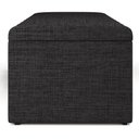 Ver imagem 7 de Calçadeira Recamier Baú para Cama de Casal King Dália 195x50 Cm W01 Linho Chumbo - Lyam Lyam Decor