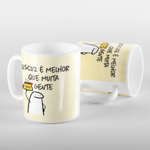 Caneca Flork Cuscuz É Melhor que Muita Gente