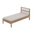 Ver imagem 6 de CamaSolteiro Para Colchão 88 X 188 Cm Cr35008 Amendoa/Branca