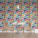 Ver imagem 2 de Papel de Parede Casual Borboletas Coloridas Gh Papel de Parede 2,5m