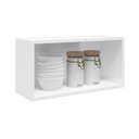 Ver imagem 3 de Armário Aéreo Cozinha Modulado Colors 6000 C/ 2 Portas 70cm Branco - Bertolini