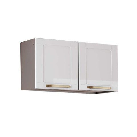 Armário Aéreo Cozinha Modulado Colors 6000 C/ 2 Portas 70cm Branco - Bertolini