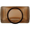 Ver imagem 4 de Sanvictor Garrafa Decorativa 23x14x8cm Vidro Âmbar
