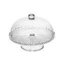 Ver imagem 2 de Prato Bolo com Pé de Vidro e Tampa Bangkok 29x21cm Wolff