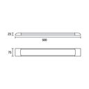 Ver imagem 2 de Luminária Led Blumenau Slim de Sobrepor 50cm 18w Bivolt 6500k Luz Branca