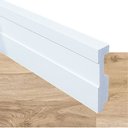 Ver imagem 6 de Kit 5 Barras de Rodapé de Poliestireno 5cm Frisado Branco (5x1x240cm)