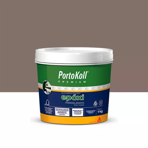 Rejunte Portokoll Epóxi 1kg Cinza Ártico