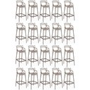 Ver imagem 1 de Kit 20 Banquetas Allegra com Encosto Design Cozinha/bancada - Fendi
