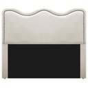 Ver imagem 6 de Cabeceira King Bari P02 195 cm Para Cama Box Bege