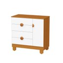 Ver imagem 3 de Cômoda Sapateira para Quarto de Bebê 100% MDF com Porta Apolo
