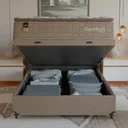 Ver imagem 6 de Cama Box Baú Casal Colchão Comfort Class Pillow Top 138x188 Bege/suede Bege