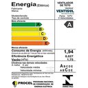 Ver imagem 3 de Ventilador de Teto Fit LED Ptb 3 Pás LED Marron 127V Ventidelta