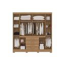 Ver imagem 5 de Guarda Roupa Casal 8 Portas e 4 Gavetas New Realce Branco - Demóbile