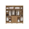 Guarda Roupa Casal 8 Portas e 4 Gavetas New Realce Branco - Demóbile - 5