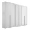 Guarda-roupa Casal Ripado 6 Portas Siena-branco Bianchi - 1