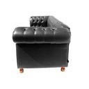Ver imagem 3 de Conjunto c/ 2 Sofás Chesterfield Capitone Luis XV Corano Preto 2M / Decoracao , sala tv estar, recep