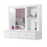 Penteadeira Camarin Suspensa com LED e USB Princess - Branca - TuttiCasa - 1