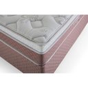 Ver imagem 2 de Cama Box Baú Queen: Colchão Molas Herval Maxspring Coimbra + Base Crc Courano Brown(158x198)