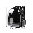 Ver imagem 2 de Mochila Pet Transparente para Passeio de Animais
