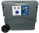 Ver imagem 1 de Caixa Térmica Cooler Tropical 50l com Rodas Cinza Soprano