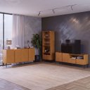 Ver imagem 2 de Kit Linha Horus Aparador Cristaleira e Rack com Pés de Metal
