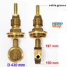 Reparo Registro de Gaveta Deca 1.1/2" Antigo Estria Grossa - CAST112ANT - 3