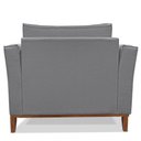 Ver imagem 4 de Kit 2 Poltronas para Vega Linho Grafite Pés Castanho