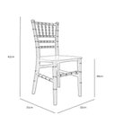 Ver imagem 2 de Cadeira Tiffany Infantil Polipropileno Branca