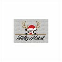 Ver imagem 2 de TAPETE FELIZ NATAL, RENA PAPAI NOEL MEDIDA PORTA.