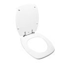 Ver imagem 2 de Assento Sanitário Poliéster para Louça Thema (incepa) Aço (reb. Oculto) Branco