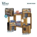 Ver imagem 2 de Beliche Solteiro Vegas Amadeirado Acetinado - Tigus