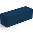 Ver imagem 1 de Puff Decorativo Living 160cm Roma W01 Suede Azul Marinho - lyam