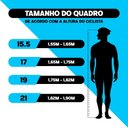 Ver imagem 2 de Bicicleta Aro 29 Krw Alumínio 24 Vel Freio a Disco X52 Cor:preto/laranja Fosco;tamanho Quadro:15.5