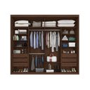 Ver imagem 4 de Guarda Roupa Casal Essencial 2 Portas de Correr 6 Gavetas com 4 espelhos
