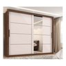 Guarda Roupa Casal Essencial 2 Portas de Correr 6 Gavetas com 4 espelhos - 1