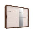 Ver imagem 2 de Guarda Roupa Casal Essencial 2 Portas de Correr 6 Gavetas com 4 espelhos
