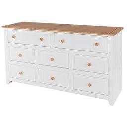 Cômoda 8 Gavetas Madeira Maciça e MDF - 2