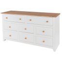 Ver imagem 1 de Cômoda 8 Gavetas Madeira Maciça e MDF
