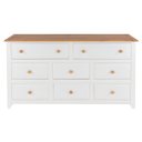 Ver imagem 2 de Cômoda 8 Gavetas Madeira Maciça e MDF