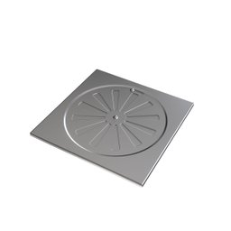 Ralo Quadrado com Fecho em Aço Inox 15 cm Docol - 3