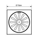 Ver imagem 4 de Ralo Quadrado com Fecho em Aço Inox 15 cm Docol