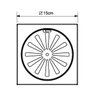 Ralo Quadrado com Fecho em Aço Inox 15 cm Docol - 4