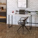 Ver imagem 2 de Mesa de Escritório Escrivaninha 120cm Dynamica Industrial C08 Snow - Mpozenato